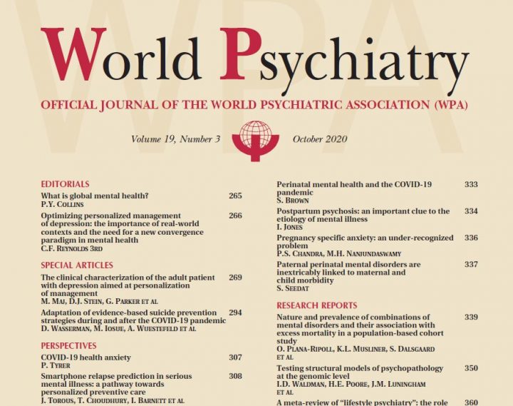 World Psychiatry October 2020 – žurnal